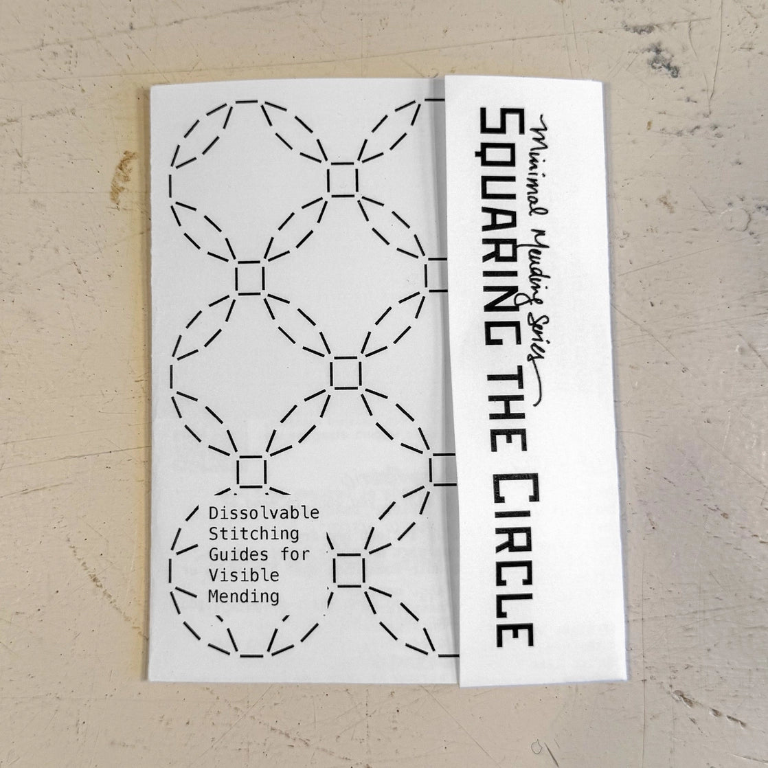 Mending + Embellishment Transfer: Squaring the Circle (Minimal Mending Series)