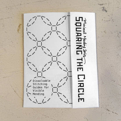 Mending + Embellishment Transfer: Squaring the Circle (Minimal Mending Series)