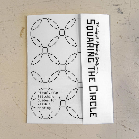Mending + Embellishment Transfer: Squaring the Circle (Minimal Mending Series)