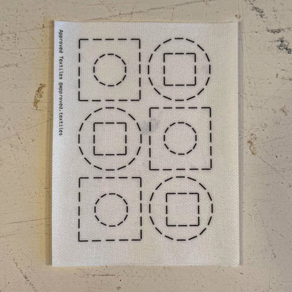 Mending + Embellishment Transfer: Squaring the Circle (Minimal Mending Series)