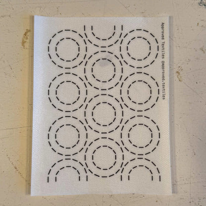 Mending + Embellishment Transfer: Squaring the Circle (Minimal Mending Series)
