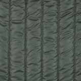 Stepped Quilted-Fabric in Army Green