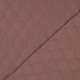 Stepped Double-Sided Quilted Fabric in Old Rose