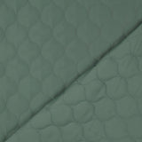 Stepped Double-Sided Quilted Fabric in Sage