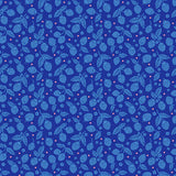 Berries & Blossoms: Strawberries in Dark Blue