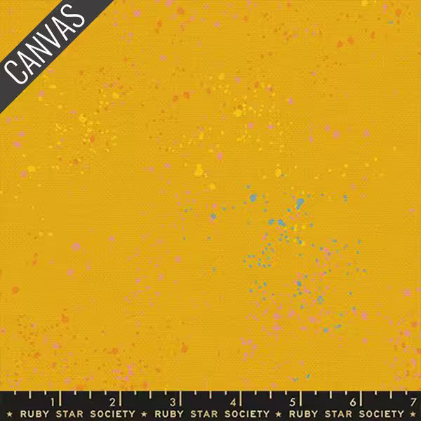 Speckled Canvas: Goldenrod