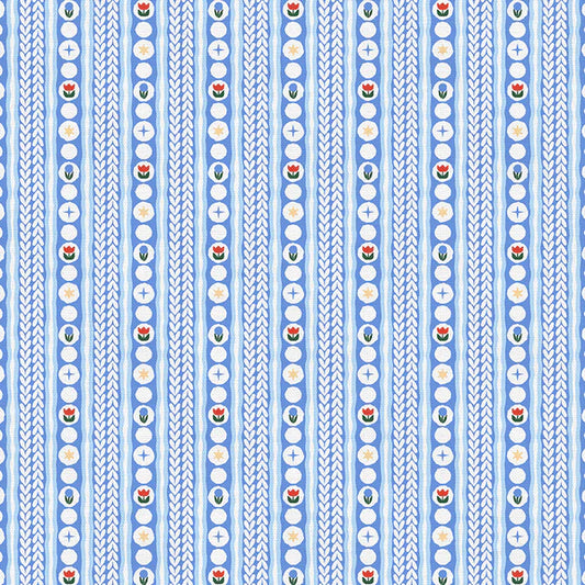 Cozy Cottage Blenders: Sweater Stripe in Blue