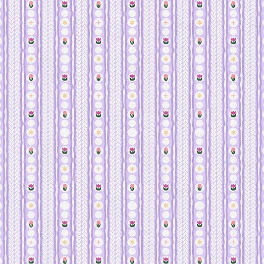 Cozy Cottage Blenders: Sweater Stripe in Purple