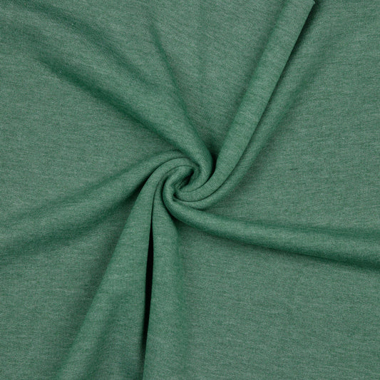 Sweat Melange Brushed: Dark Mint