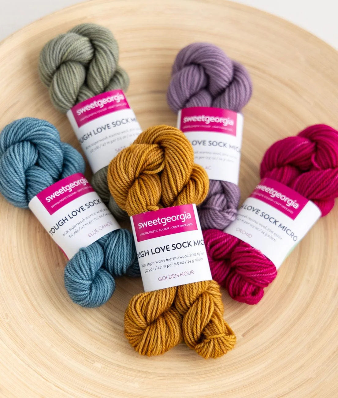 SweetGeorgia: Tough Love Sock Micro-Skein