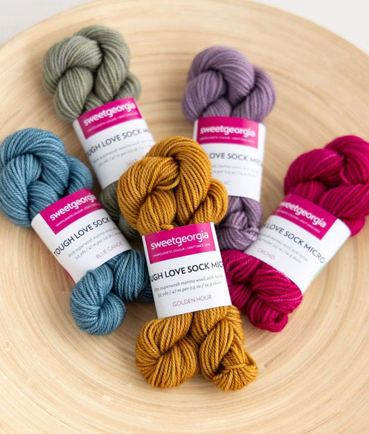 SweetGeorgia: Tough Love Sock Micro-Skein
