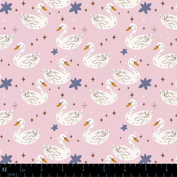 Petite Prints: Swimming in Stars in Rose