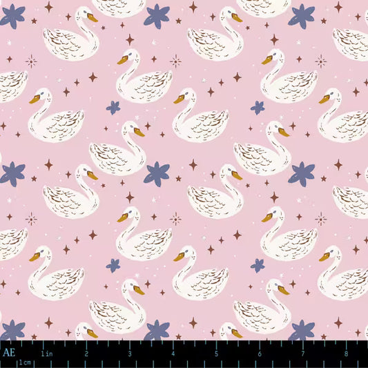 Petite Prints: Swimming in Stars in Rose