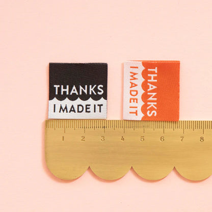 Sarah Hearts Labels: Thanks I Made It Multipack Woven Labels