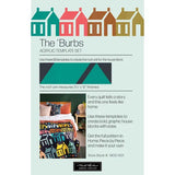 The Burbs Acrylic Template Set