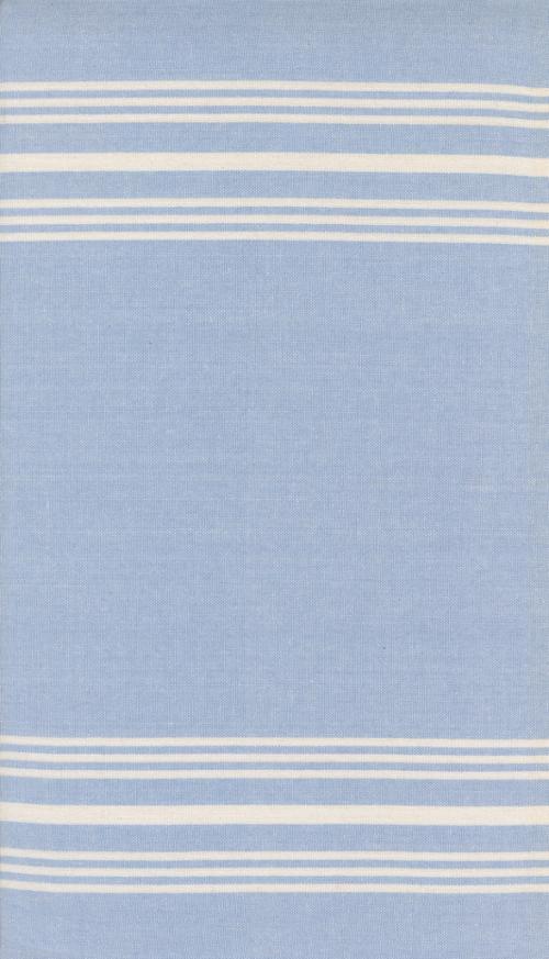 Summer Solstice Toweling: Thin Stripe in Waterfall