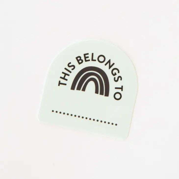 This Belongs To Vinyl Sticker