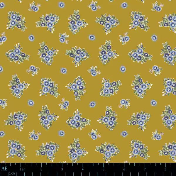 Creme de la Crayon: Threadwork Trellis in Delft Olive