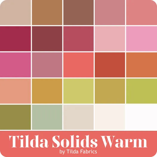 Tilda: Solids Fat Quarter Bundle in Warm