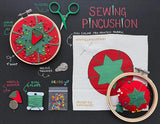 Tomato Pincushion: Embroidery Kit + Gift Set