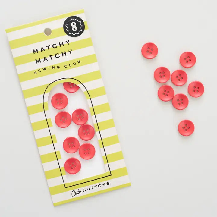 1/2" Retro Buttons (Multiple Colors)