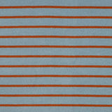 Cotton Towel Fabric in Yarn Dyed Stripes: Blue & Brown