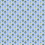 Cozy Cottage Blenders: Tulip Grid in Blue