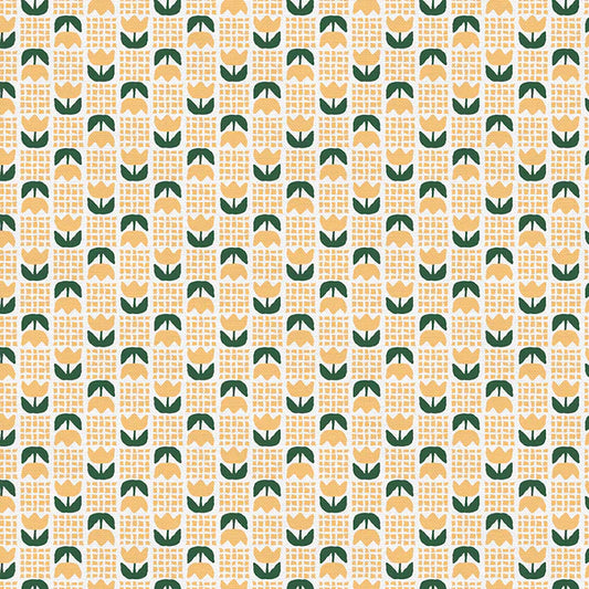 Cozy Cottage Blenders: Tulip Grid in Yellow