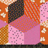 Ooh Lucky Lucky Canvas: Tumbling Blocks in Heliotrope
