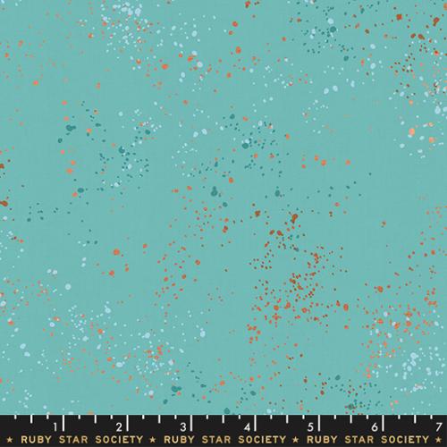 Speckled Metallic in Turquoise
