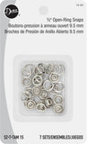 3/8" Open-Ring Snaps
