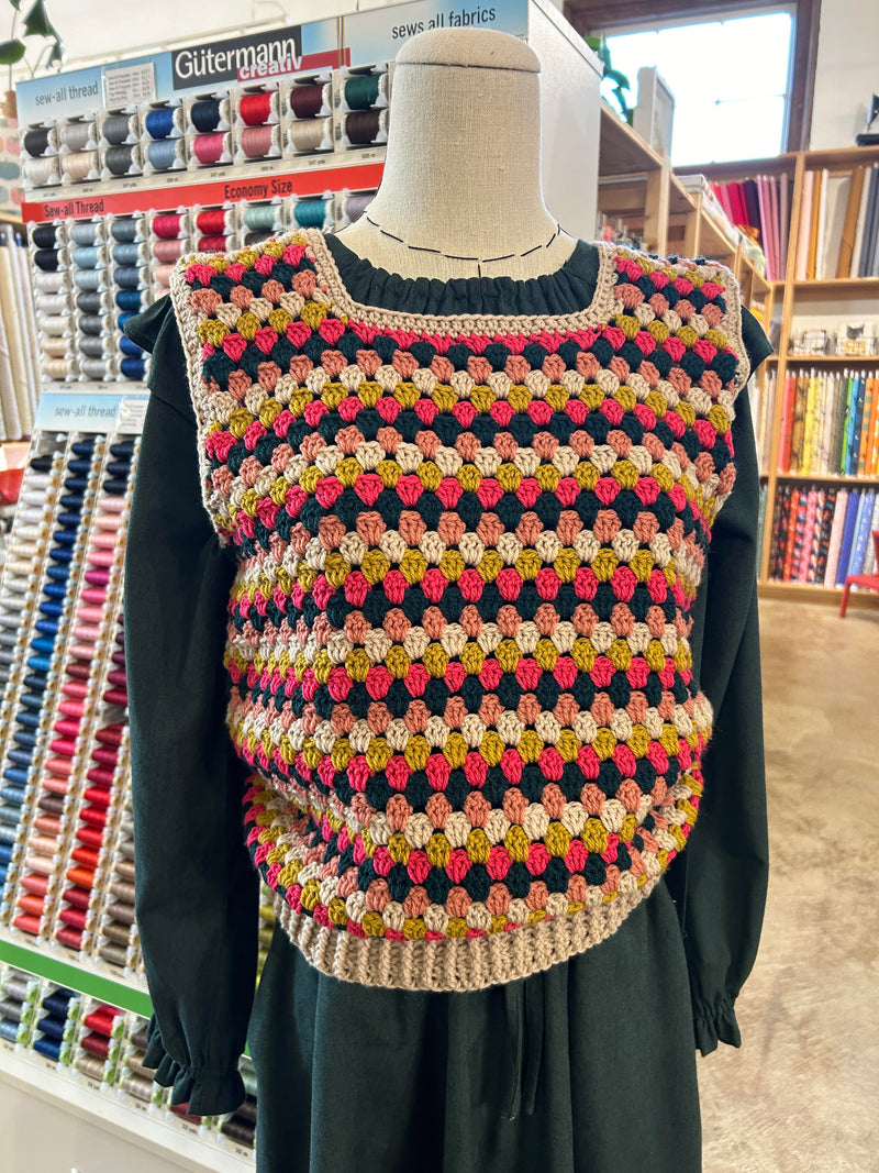 Crochet Sweater School w/ Rachael: Granny Stripe Vest