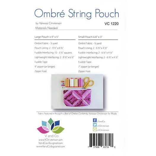 Ombre String Pouch