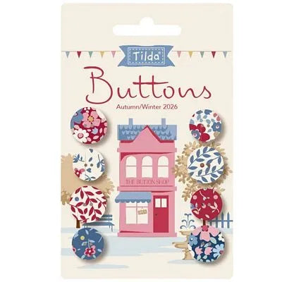 Tilda: Village Life Buttons in Cool