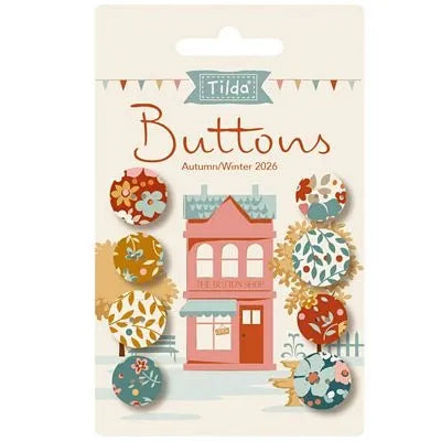Tilda: Village Life Buttons in Warm