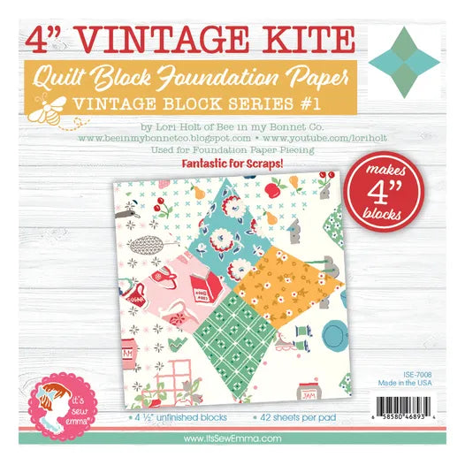 4" Vintage Kite Foundation Papers