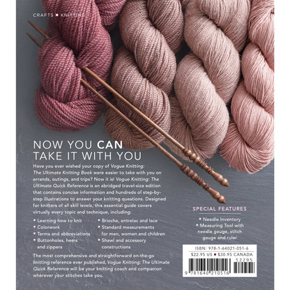 Vogue Knitting: The Ultimate Quick Reference Guide