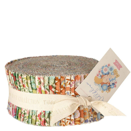 Wallflower Fabric Roll - 40 Fabric Strips