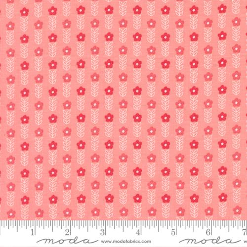 Strawberry Lemonade: Wallpaper Florals in Carnation