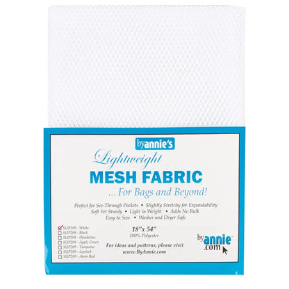 Lightweight Mesh Fabric (18" x 54") - Multiple Colors