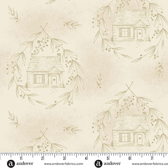 Special Delivery Wideback: Cozy Cottage in Wheat