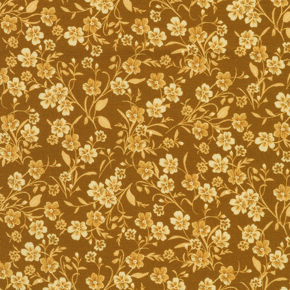 Fabric Market: Wildflowers in Russet