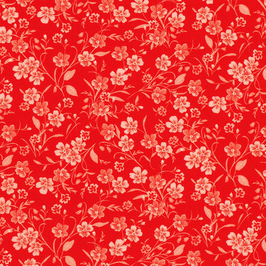 Fabric Market: Wildflowers in Strawberry
