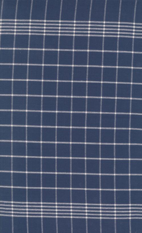 Summer Solstice Toweling: WIndowpane in Nautical Blue