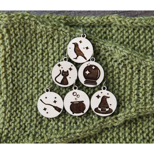 Maple Witching Hour Stitch Markers - Set of 6