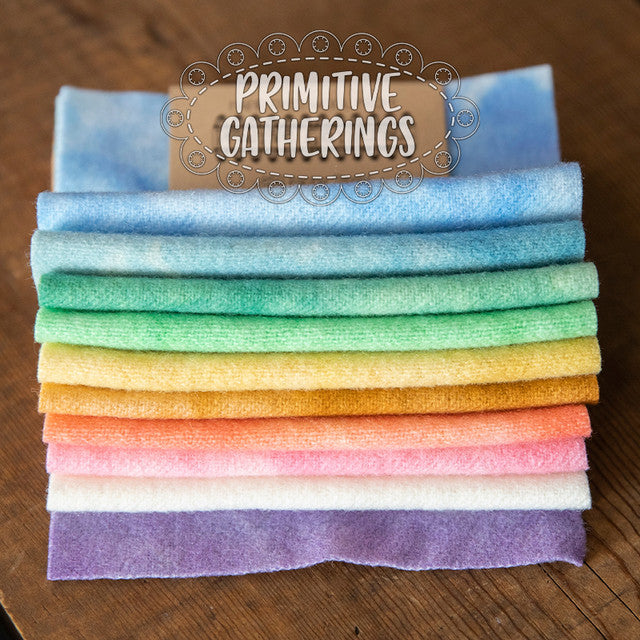 Primitive Gatherings Wool Charm Pack - Multiple Colors