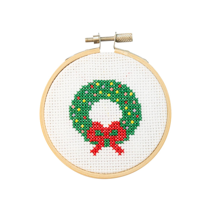Christmas Wreath Cross Stitch Kit