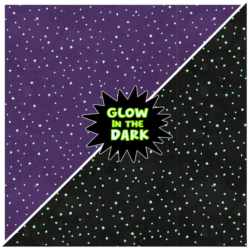 Toil and Trouble: Glow in the Stars in Dark Purple