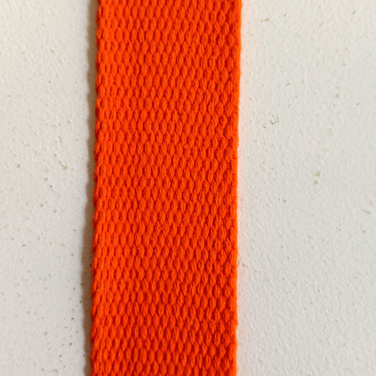Cotton Webbing 1.25 inch - Multiple Colors