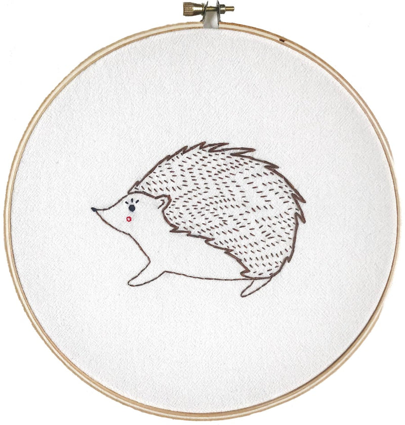 Gingiber Bramble Hedgehog Embroidery Sampler